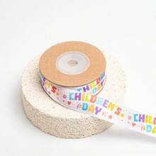 Ruy băng Grosgrain in họa tiết rộng 2cm (1 inch) – 10 thước Anh (10 Yards) với dòng chữ "Chúc mừng sinh nhật", thích hợp để trang trí tiệc, buộc bóng bay, gói quà và các dự án trang trí khác. - Ruy băng sinh nhật - Xem 13