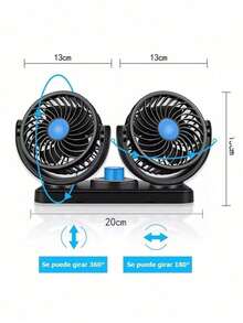 DOUBLE CAR FAN - A - View 4