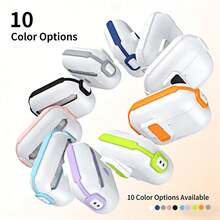 1 chiếc ốp bảo vệ tai nghe Bluetooth không dây Pro 3 kèm giá đỡ, khóa cài và công tắc, thiết kế sáng tạo. - Nhiều màu - Xem 1