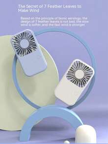 AIRPROSSING 2025 New Portable Colorful USB Rechargeable Pocket Fan, Mini Handheld Desktop Fan - Handheld - View 3