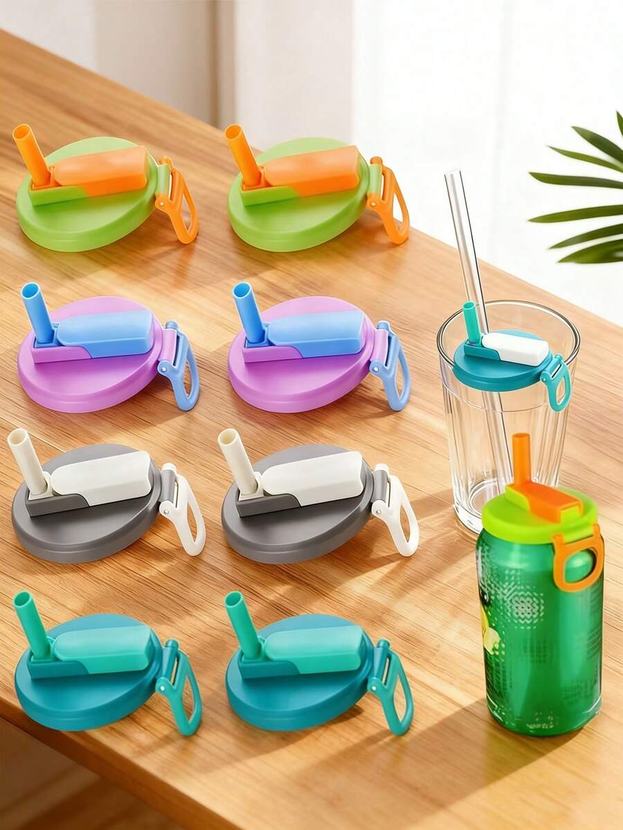 Reusable Straw Containers, Drink Lids, And Plastic Crafts Are Summer Essentials, Perfect For Home, Office, Camping, And Travel. Practical Design And Sturdy Construction Make Them Ideal For Holding Soft Drinks, Beverages, And Juices.