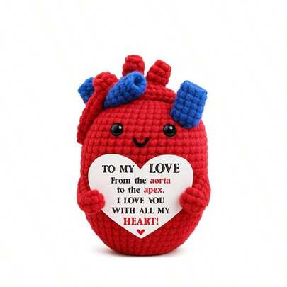 1pc Heart Is Suitable For Giving To Friends, Family Or Yourself During Exam Season, Stress Period In The Workplace Or Emotional Depression To Convey Encouragement.
