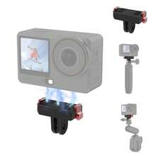 Dành cho Osmo Action 6 / Nano PULUZ Đế gắn từ tính hai càng bằng nhựa, tháo nhanh (Màu đen) - Xem 1