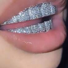 8件套闪亮锆石牙套，男女通用嘻哈派对音乐节配饰 - 彩色 - 查看 1