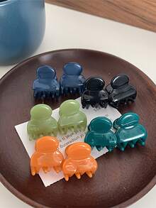 2 chiếc kẹp tóc mini bằng acrylic, kẹp tóc dễ thương và thanh lịch dành cho nữ, phụ kiện tóc mùa hè, kẹp tóc đi biển, lễ hội, tiệc tùng. - Nhiều màu - Xem 5