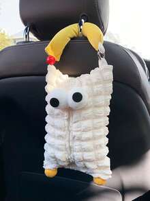 Kreativer Monster Auto Taschentuchhalter Süße hängende Taschentuchbox Sitzlehnen Tasche Hängend über dem Sitz Organizer für Auto Innenraum Dekoration Verbessert Fahrvergnügen Einzigartiges Geschenk Perfekt für Auto Organisation Buntes Accessoire Auto Zubehör - Pink - Übersicht 10