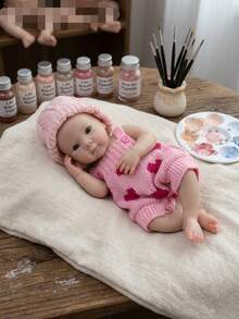 Muñeca bebé de silicona suave hecha a mano de 13 pulgadas, anatómicamente precisa, adecuada como regalo de cumpleaños para niños - Bettie de silicona - Ver 1
