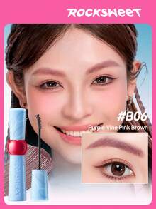 ROCK SWEET眉毛染色凝胶：自然、防水、防晕染、持久定型，适合浓密眉毛 - 06#紫粉棕 - 查看 2