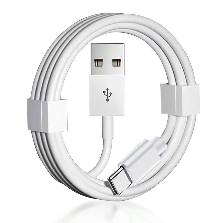 1/2/5条装 USB-A 转 USB-C 数据线，100 厘米长，支持快速充电和数据传输，兼容 17/16/15 Pro Max Plus