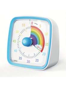 1个彩虹可视计时器，带夜灯 - 60分钟静音倒计时，非常适合教室、厨房和办公室使用 - 彩色 - 查看 13