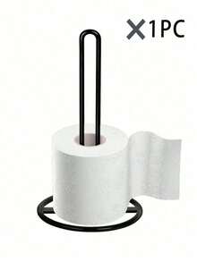 金属纸巾盒架，台面纸巾分配器，立式铁艺纸巾卷架，纸巾收纳整理架，浴室厨房纸巾盒架 - 彩色 - 查看 10