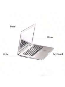 1 món đồ chơi mini hình laptop độc quyền dành cho thú cưng, đồ chơi nhỏ gọn, di động, giống thật cho mèo con. - Bạc - Xem 5