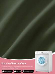 Bộ 3 món = 1 ga trải giường có chun + 1 ga phủ + 1 vỏ gối, Bộ 4 món = 1 ga trải giường có chun + 1 ga phủ + 2 vỏ gối, Tấm phủ nệm bằng vải nỉ polyester, Phù hợp với nệm có độ sâu 9-12 inch, Chống co rút, Thích hợp cho nệm đơn, đôi, cỡ Queen, cỡ King, Chứng nhận Oeko-Tex, Màu xanh ô liu - Màu xanh Ô liu - Xem 9