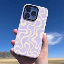 Handyhülle - Handyhülle: 1 Stück modisches Kunstdesign, eine stylische Two-In-One-Folienhülle, die robust und zweilagig ist, und so Haltbarkeit und Fallschutz für iPhone 17/16/15/14/13/12/11/ProMax/Air/Plus and  Galaxy S Series bietet. - Weiss - Übersicht 5