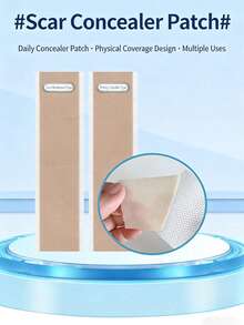 1pc Silicone Gel Self-Adhesive Scar Patch, Repair Stretch Marks, Smooth Scars, Skin-Colored Invisible Scar Cover, Suitable For Outdoor/Indoor Wound Protection, Best Selling Silicone Scar Cover - A - View 6