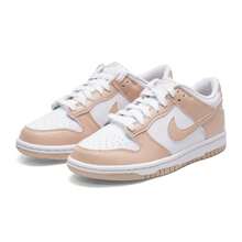 Nike 低帮运动鞋 DUNK LOW (GS)，休闲简约运动鞋，舒适缓震轻便户外运动休闲鞋，IU7766-134 - 白/閃光色/閃光色/白 - 查看 3