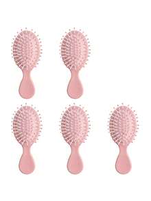 1个/5个/10个装 马卡龙气垫美发梳，小巧便携按摩美发梳，可爱气垫梳，气垫刷，美发梳 - 彩色 - 查看 10