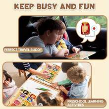 木制磁性彩色数字字母迷宫拼图玩具 | 漂流瓶学习板 | 计数颜色分类精细动作技能发展益智玩具 | 理想的儿童生日、万圣节、圣诞节礼物 - 彩色 - 查看 5