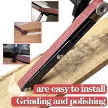 角磨机砂带机适配器 - 用于磨削、抛光和修整的转换工具，纤维背衬，无需电源，改装附件 - 彩色 - 查看 8