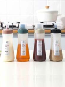 Chai bóp đựng nước sốt 5 lỗ, dụng cụ phân phối nước sốt đa năng, chai bóp đựng gia vị dùng trong gia đình, dùng cho salad, tương cà, nước tương, nước chấm. - Xem 3