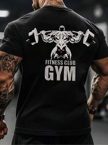 Fashionable Men's T-Shirt - Black - View 12