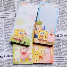 SpongeBob SquarePants Bộ 4/1 cuốn giấy ghi chú dài hình SquarePants và Pada Star, không dính, hình hoạt hình dễ thương, thích hợp làm sổ tay học sinh, đồ dùng sinh nhật, phần thưởng trong lớp học, quà tặng mùa tựu trường, quà tặng nhét vào túi quà dự tiệc, quà Eid Al Fitr, quà Ngày của Mẹ, quà tặng mùa cưới, quà tặng hoàn hảo cho các bữa tiệc và ngày lễ (Kiểu ngẫu nhiên) - Nhiều màu - Xem 7