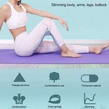 Entrenador Interno de Muslos Ejercitador de Piernas Equipo de Ejercicio Físico para el Hogar para Brazos Pecho Cintura Abdomen Y Pantorrillas Y Banda Elástica de Yoga azul - como en la foto - Ver 5