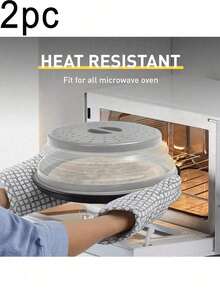 Silicone Microwave Splash Guard, Food And Fruit Drain Microwave Cover, Microwave Food Cover, Microwave Plate Cover, Microwave Lid, Kitchen Supplies, Kitchen Utensils, Wedding Decor, Christmas Decor, Birthday Decor, Birthday Gift, Christmas Table Decor, Christmas, Christmas Decoration, Christmas Gift - Multicolor - View 11