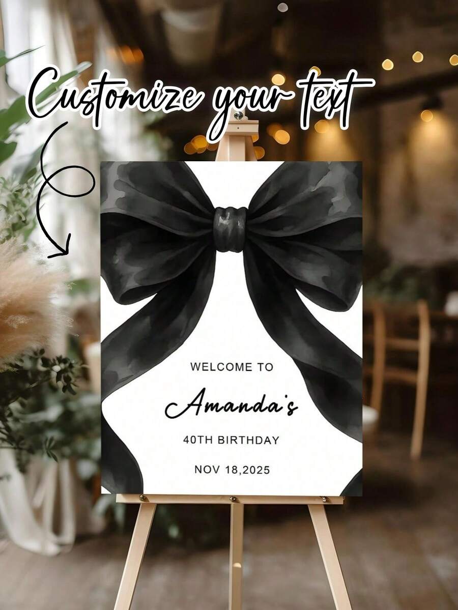 Customized Welcome Sign, Personalized Party Photo Booth Prop, Suitable For Bridal Shower, With "Bride Or Die" Slogan, Gothic Theme Decor And Photography Accessory, Great For Weddings And Baby Showers