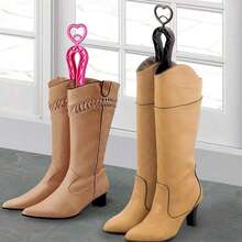 1pc/2pcs Autumn/Winter Boot Shaper, Long/Mid/Tall Boot Internal Support Clip, Wrinkle Prevention, Shape Retention, Assist Boot Shaper, Strong Boot Clip, Prevent Deformation, Maintain Shape, Long-Term Use High Heel Shoe Display Stand - Random Color - View 4