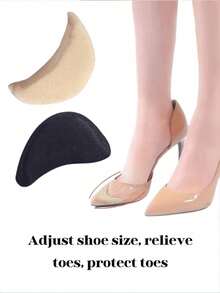 6/3/2/1 Pair Breathable, Soft Sponge Forefoot Pads For High Heels - Odor-Eliminating, Sweat-Absorbing, And Forefoot Pain-Relieving - Multicolor - View 2