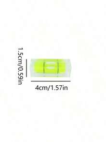 Mini Magnetic Square Bubble Level 10*10*40mm Green | Precision Leveling Tool For Picture Frames, Shelves, RV & DIY Projects, Battery-Free, Non-Damaging & Compact Design (Random Style) - Multiple Styles - View 10