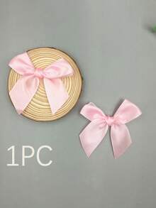 1 Peça Faixa Decorativa de Laço Rosa e Branco para Festa, Decoração de Guirlanda de Laço, Adequado para Festa, Feriado, Aniversário, Casamento, Noivado, Lareira, Decoração de Parede - Multicolorido - Visão 8