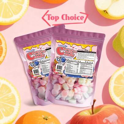Gummy Glow 2 Bags Fruity Wax Candy,55-65pcs Per Pack, Strawberry Pineapple Green Apple Blueberry Orange Jam Filled, Assorted Fun Shapes, Retro Party Snacks, Perfect Gift.