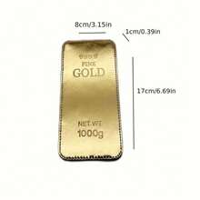 A Magical And Creative Magic Wallet, Portable And Minimalist Purse, Wallet And Card Holder For Men Card Wallet Small Wallet - Gold - View 6