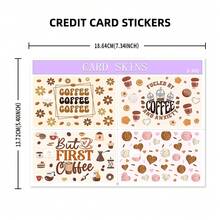 4张彩色信用卡贴膜，防水防刮，个性化装饰保护贴，适用于信用卡/借记卡/交通卡 - 查看 11