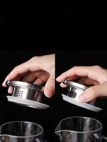 1pc Acrylic Juice Pitcher, High Wear-Resistant Tea/Beverage Dispenser - Multicolor - View 2