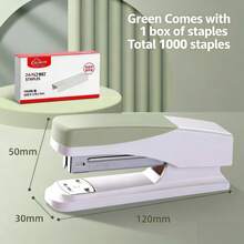 1pc High-Quality Stapler, Student & Office Use Stapling Device, Multi-Function Effortless Mini Handheld Portable Stapler - Portable Stapler - View 4