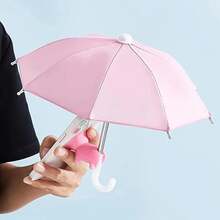 Mini Phone Sunshade, Integrated Phone Holder Design, Anti-UV Anti-Glare, Outdoor Live Streaming Navigation Gadget, Colorful Macaron Shades, Compact Portable Foldable, Adhesive Stable Installation, Suitable For Most Smartphones, Essential For Summer Travel, Whether Driving Navigation, Outdoor Photography Or Live Streaming, It Can Effectively Block Sunlight And Prevent Screen Glare - Multicolor - View 8