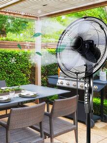 Outdoor Misting Fan Kit For A Cool Patio Breeze,Water Mister Spray Brass With Mist Nozzles For Cooling Outdoor Fan, Greenhouse, Garden, Patio - Misting Cooling System - View 9