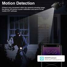 一款迷你间谍隐藏摄像头，一款具备夜视功能、手机检测功能、手机查看功能和全高清画质的无线WiFi手机隐藏摄像头。适用于家庭/办公室安防。 - 黑色 - 查看 5