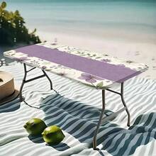 1pc Sunflower Pattern Rectangular Elastic Tablecloth, Waterproof And Easy To Wipe, Elastic And Oil-Resistant Tablecloth Suitable For Indoor And Outdoor Parties, Weddings, Banquets, Festivals, Farmhouses, Home, Kitchen And Dining Room - A - View 15