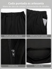 Women Pants - Dark Black - View 3
