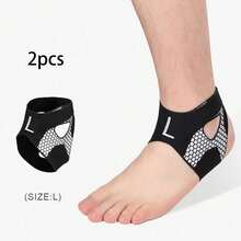 1/2 件装踝关节支撑压缩套，男女通用，适合日常运动，1 毫米超薄设计，保护踝关节，适用于锻炼、举重、健身、骑行、瑜伽、普拉提、露营、徒步、散步、篮球、棒球等运动。 - 彩色 - 查看 23