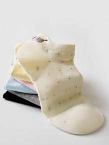 Women's Cute Dachshund Ankle Socks 3/6 Pairs Random (No Embroidery) | Breathable Low-Cut, Heel Protection, Soft Summer Casual Socks - Multicolor - View 6