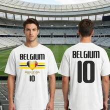 Beium World Cup 2026 T-Shirt, Soccer Jersey Number 10 - 白色 - 查看 1
