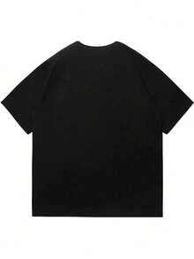 1PC Y2k,Smiling Face Chrysanthemum Pattern T-Shirts Feature A Youthful And Fashionable Design.They Are Perfect For Casual Wear And Street Style. They Are Excellent Gifts For Friends And Family,Beer Shirt,Funny T Shirts,Dad,God Shirts,Alien,Summer Wear, Water Supplies, Outdoor Supplies, Cool Short Sleeves,White,Cotton Shirt, Graphic T-Shirt, Letter Print Washed Short Sleeve T-Shirt, Casual, Comfortable, Fashionable, Versatile, Cute, Soft, Suitable For Daily Wear, School, Outings, Sports, Festivals And Parties,Set For Everyday Comfort And Style Never Give Up Print Set,The Virgin Mary, The Cross, Vintage Shirts Graphic Tees Men Camisas Para Hombre Funny Shirts Printed & Shipped In USA Men Tops For Summer,Men's Heavyweight Cotton T-Shirt, Solid Color Short Sleeve Crewneck Tee - 黑色上衣 - 查看 5