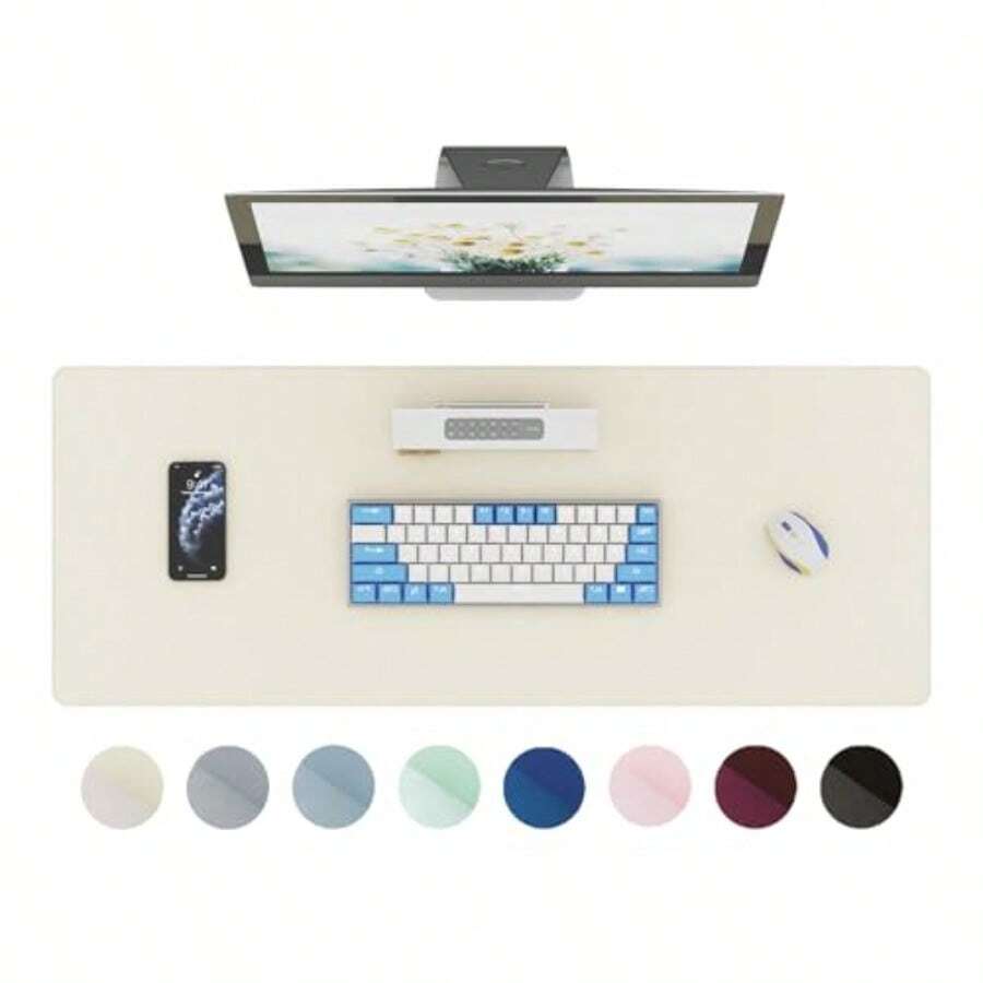 Desk Mat - Beige - View 1