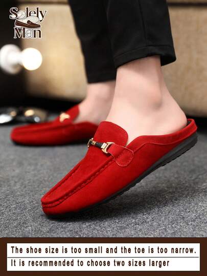 Men's Loafers New Casual Shoes Versatile Moccasins Slip-On Fisherman Shoes Slouchy Shoes Canvas Flat Boat Shoes Black Business Shoes Black Leather Shoes Formal Shoes (Run Small And Narrow, Please Order 2 Sizes Up)