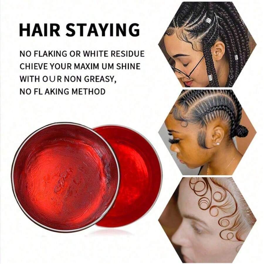 Strong Hold Edge Control Gel With Castor Oil, Non-Greasy, Non-Flaking, No White Cast, Long Lasting, Supports, Natural Formula, For All Hair Types - Full Size - View 1